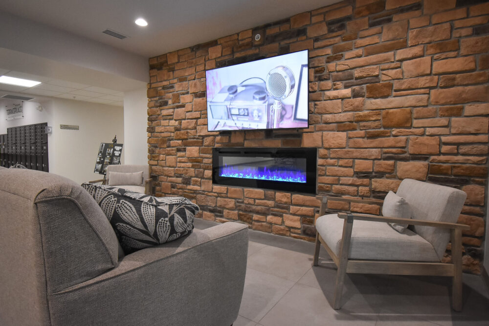 Lobby Fireplace & Seating - LG Lobby Fireplace & Seating - LG